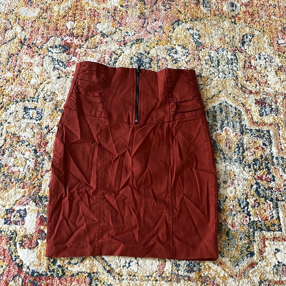 Mini rustic color skirt